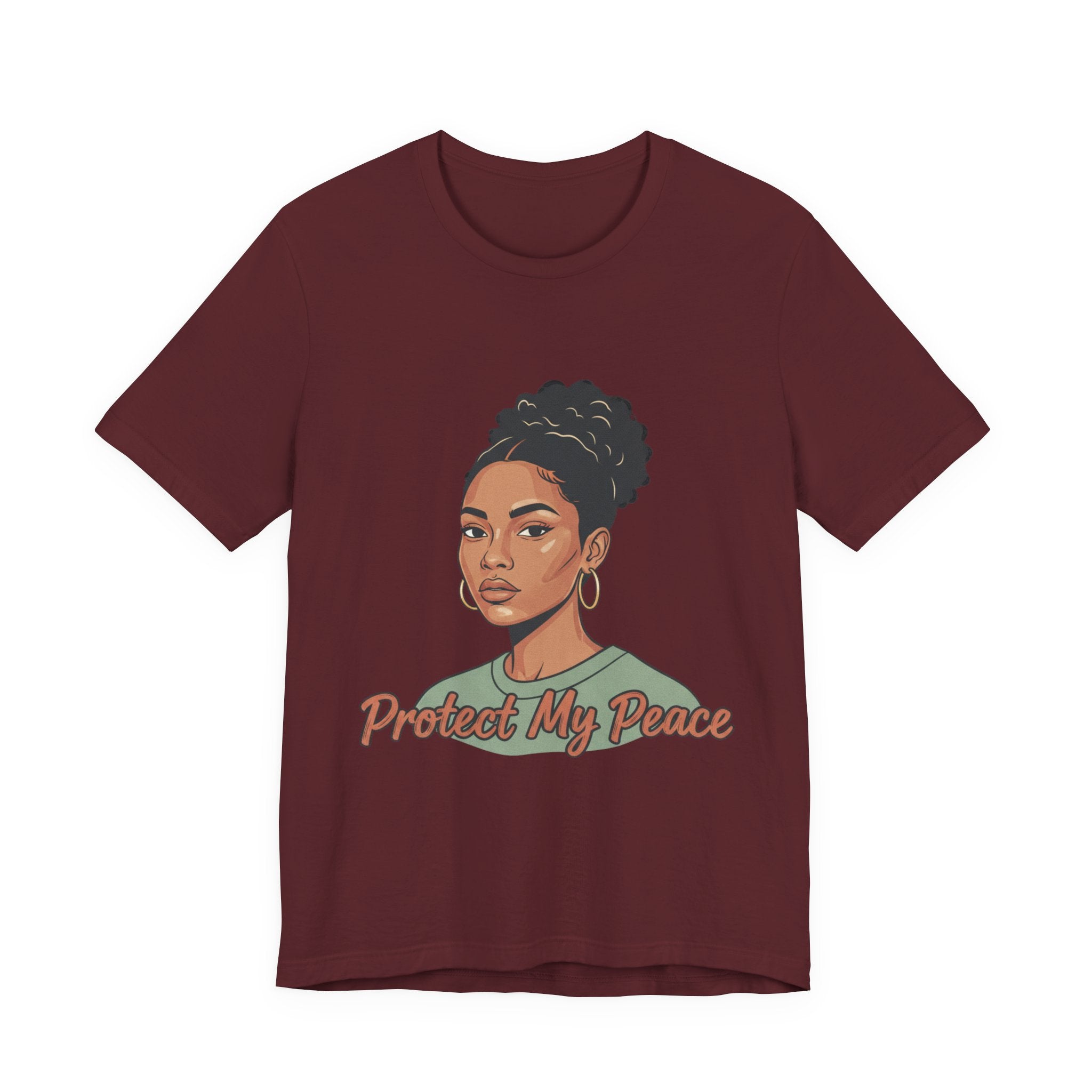 Protect My Peace Tee — Empowered Black Woman Graphic T-Shirt