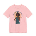 Afro Beauty Graphic Tee – "Growing the Woman I Needed to Be" Inspirational T‑Shirt