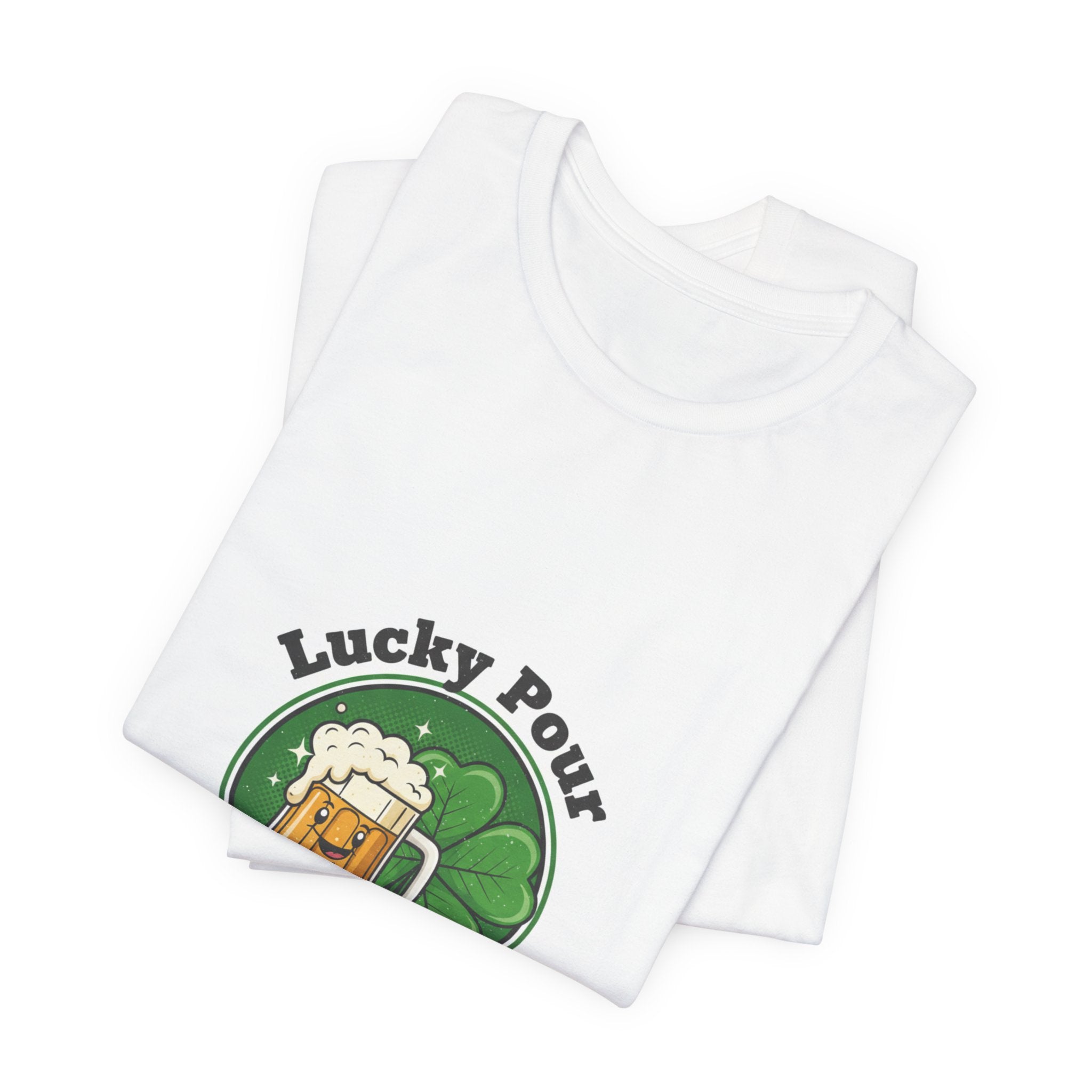 St. Patrick’s Day "Lucky Pour" Beer T-Shirt – Mug Graphic Tee