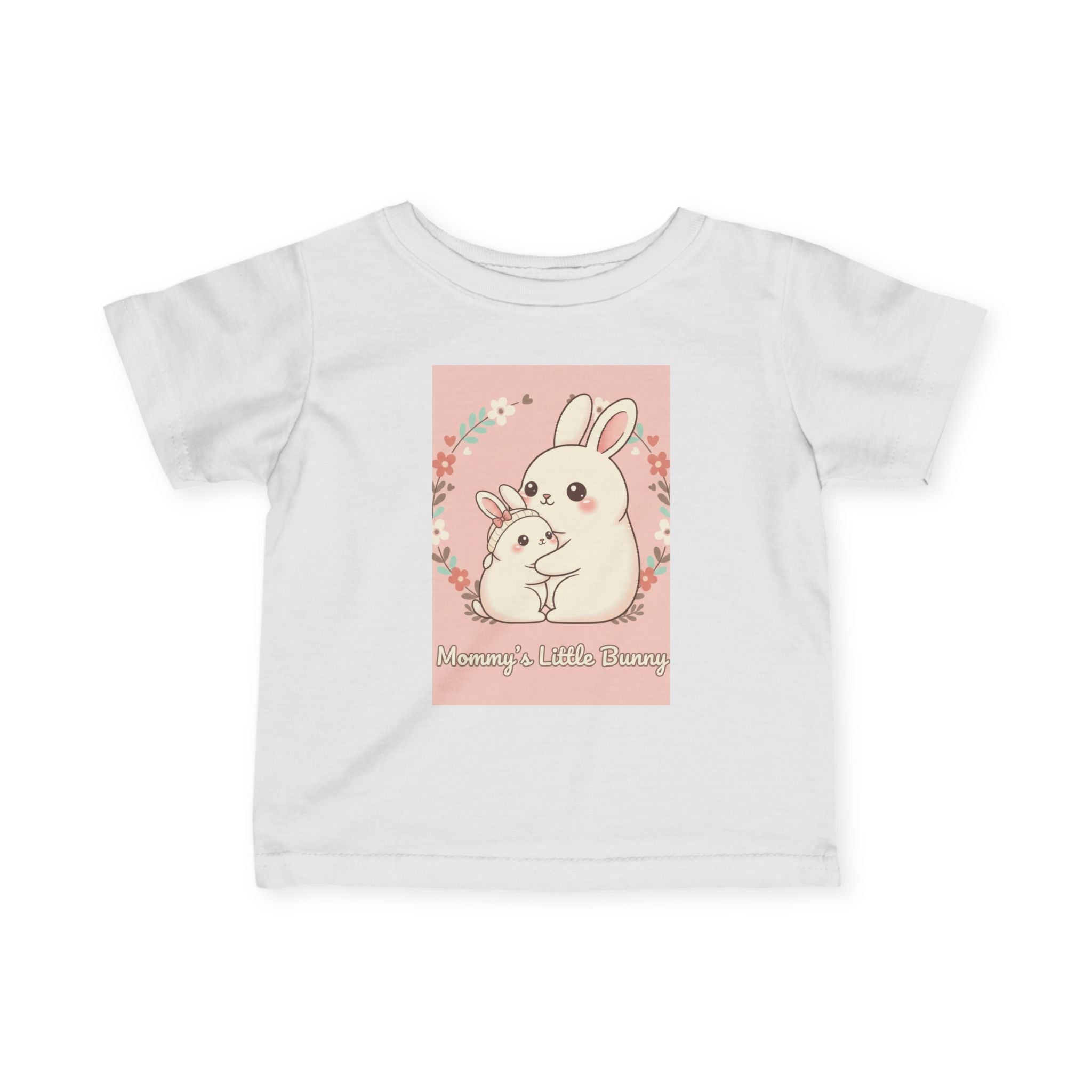 Infant Tee — Cute Mommy & Me Bunny Graphic Baby Shirt