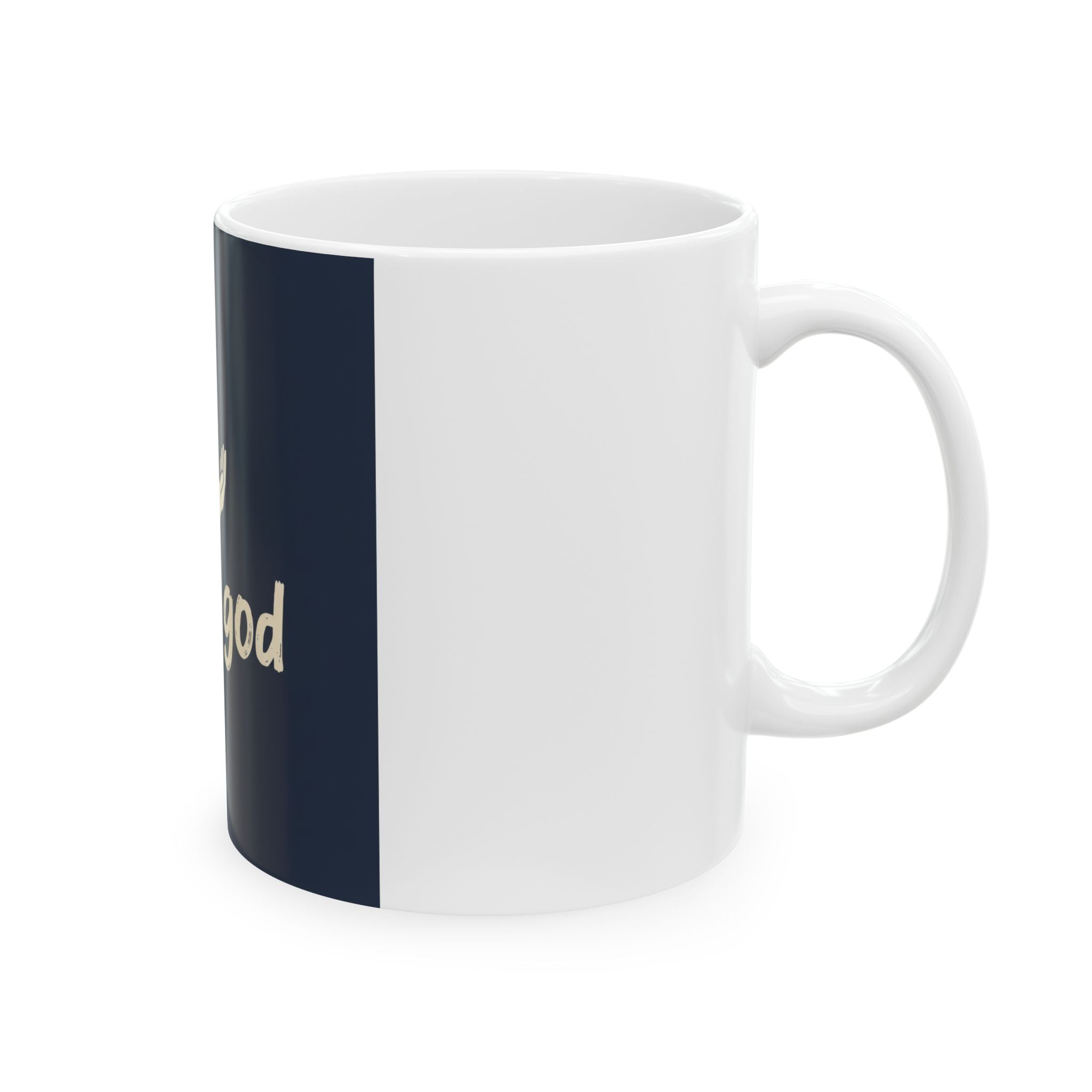 Trust God Ceramic Mug — Inspirational Christian Coffee Cup (11oz & 15oz)