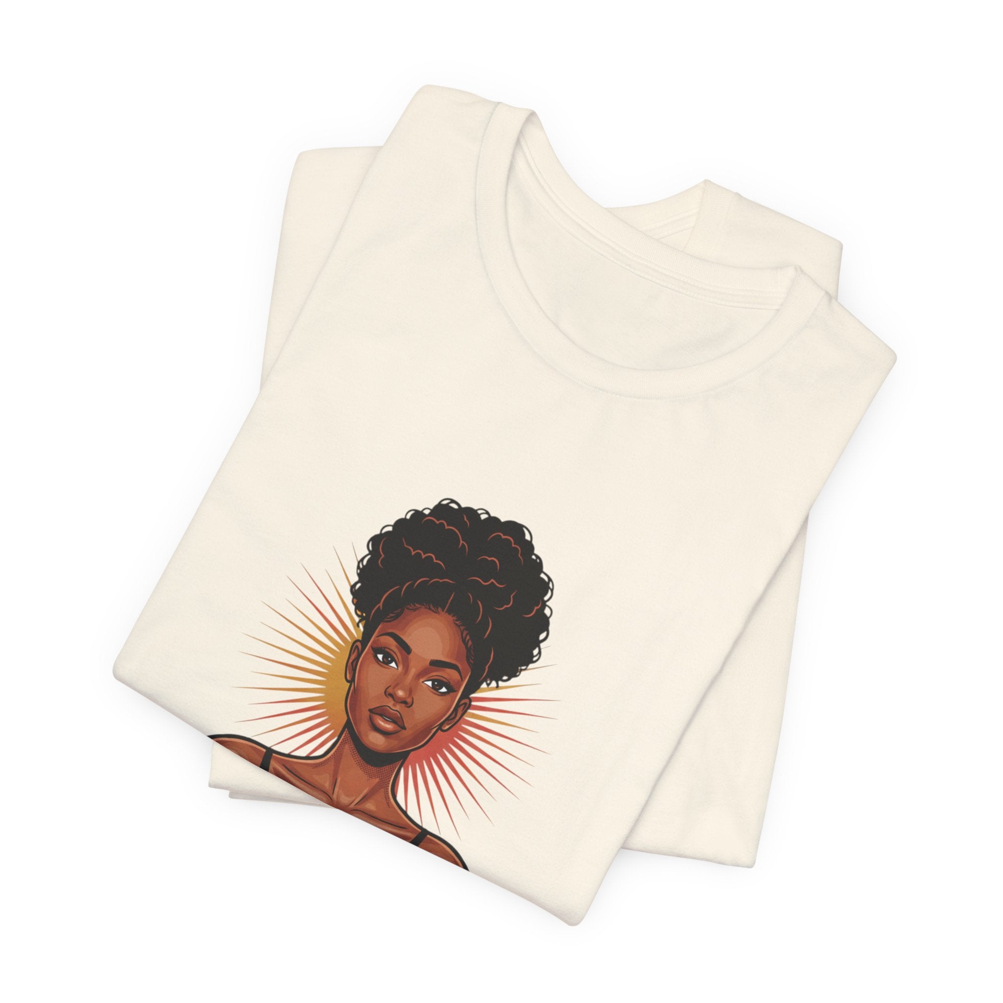 Becoming Her T-Shirt — Empowering Black Woman Graphic Tee