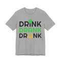 Drink Drank Drunk St. Patrick's Day Tee — Shamrock & Horseshoe Party Shirt