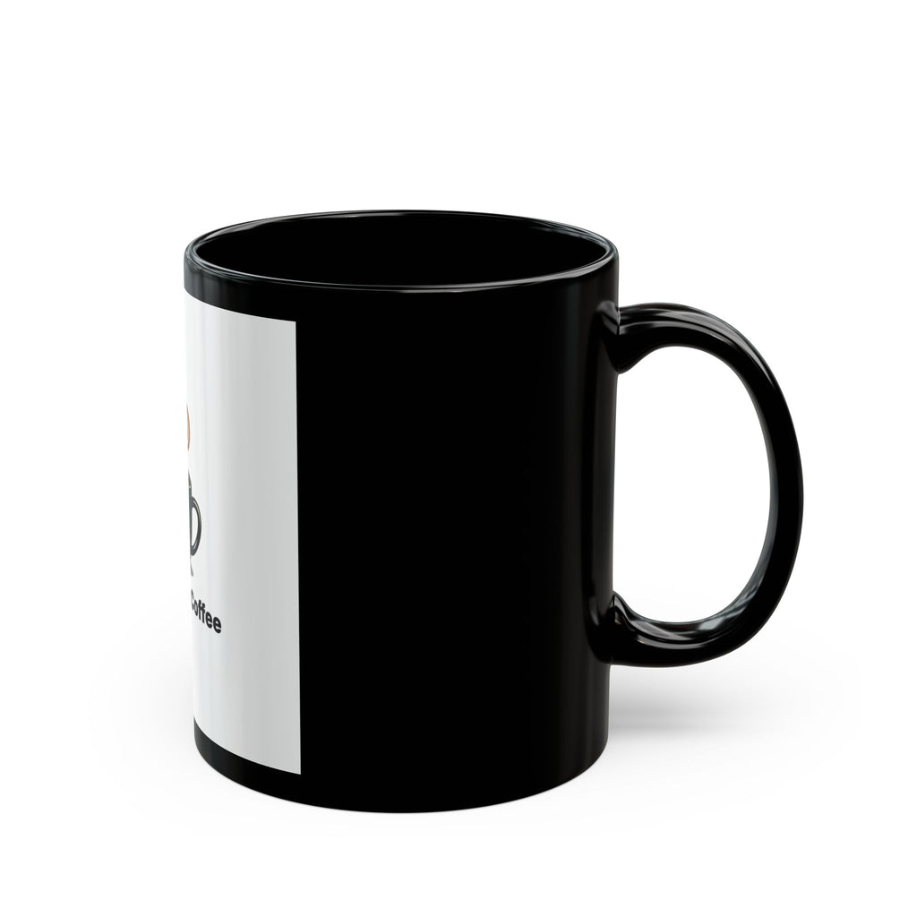 Black Mug Coffee Logo Ceramic Coffee Mug – 11oz & 15oz