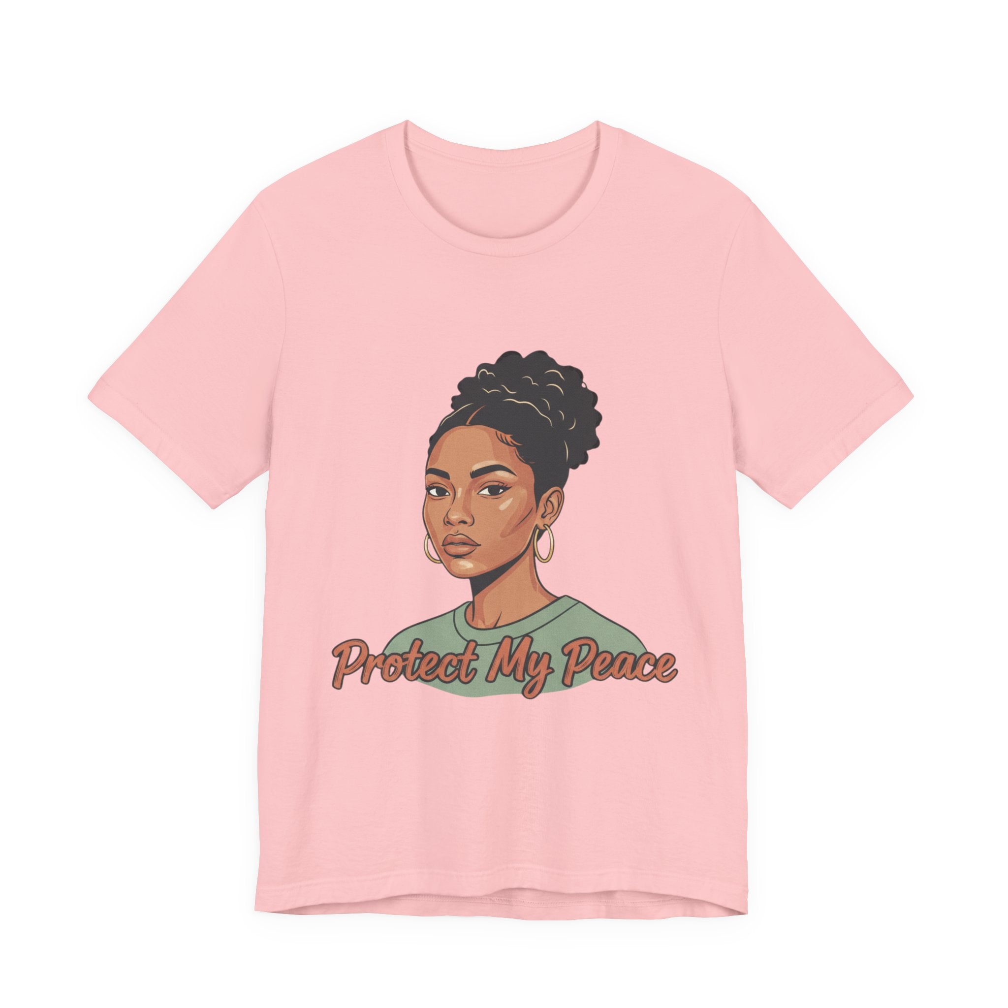 Protect My Peace Tee — Empowered Black Woman Graphic T-Shirt