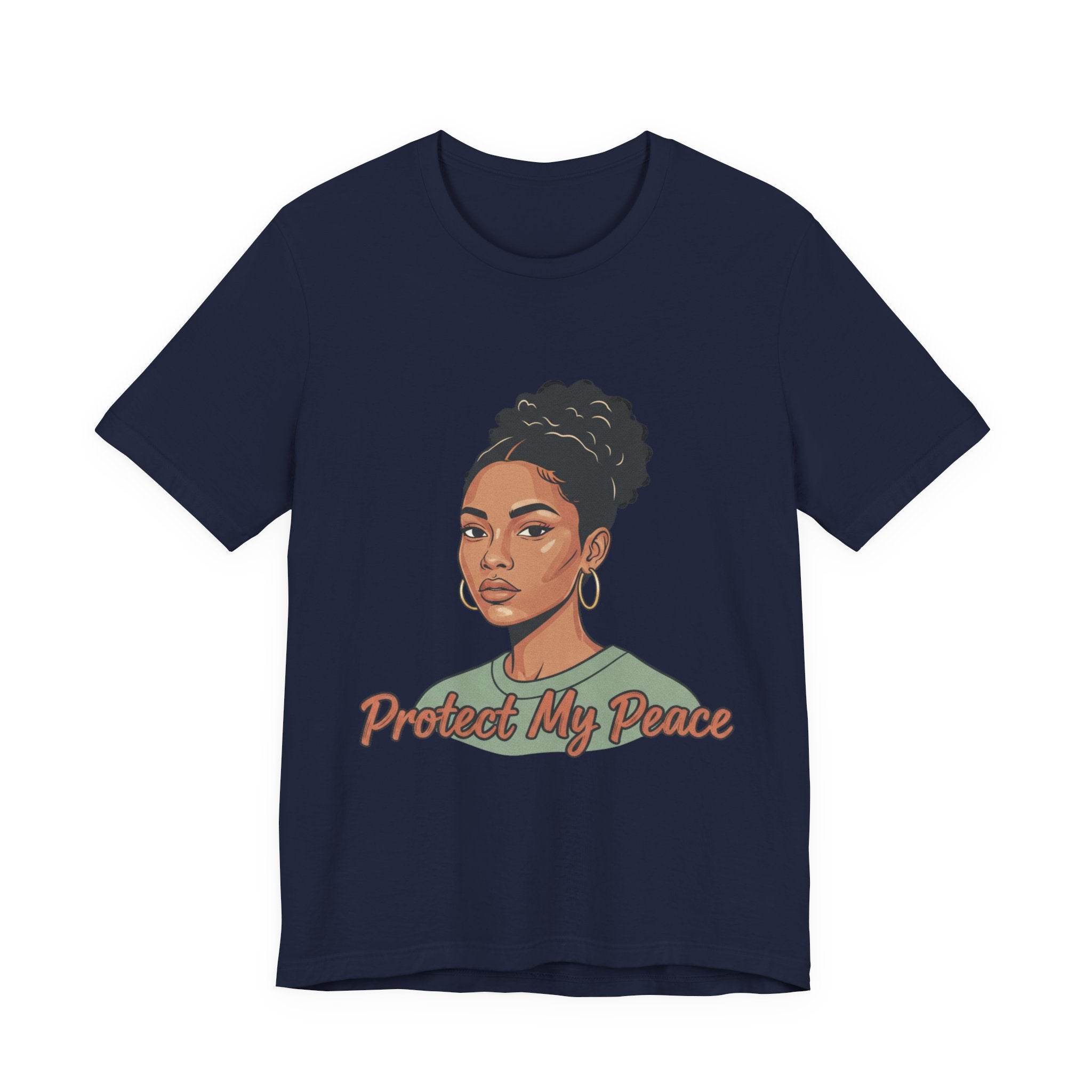 Protect My Peace Tee — Empowered Black Woman Graphic T-Shirt