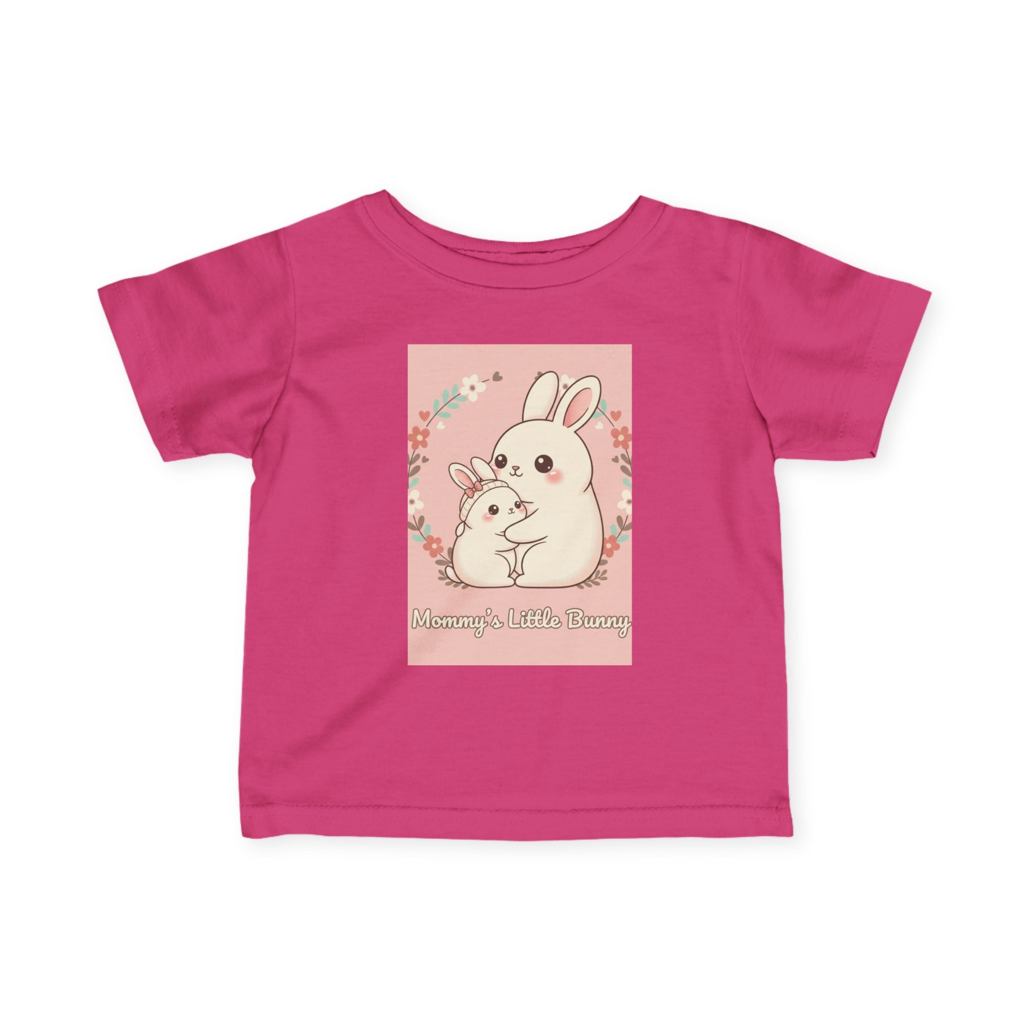 Infant Tee — Cute Mommy & Me Bunny Graphic Baby Shirt