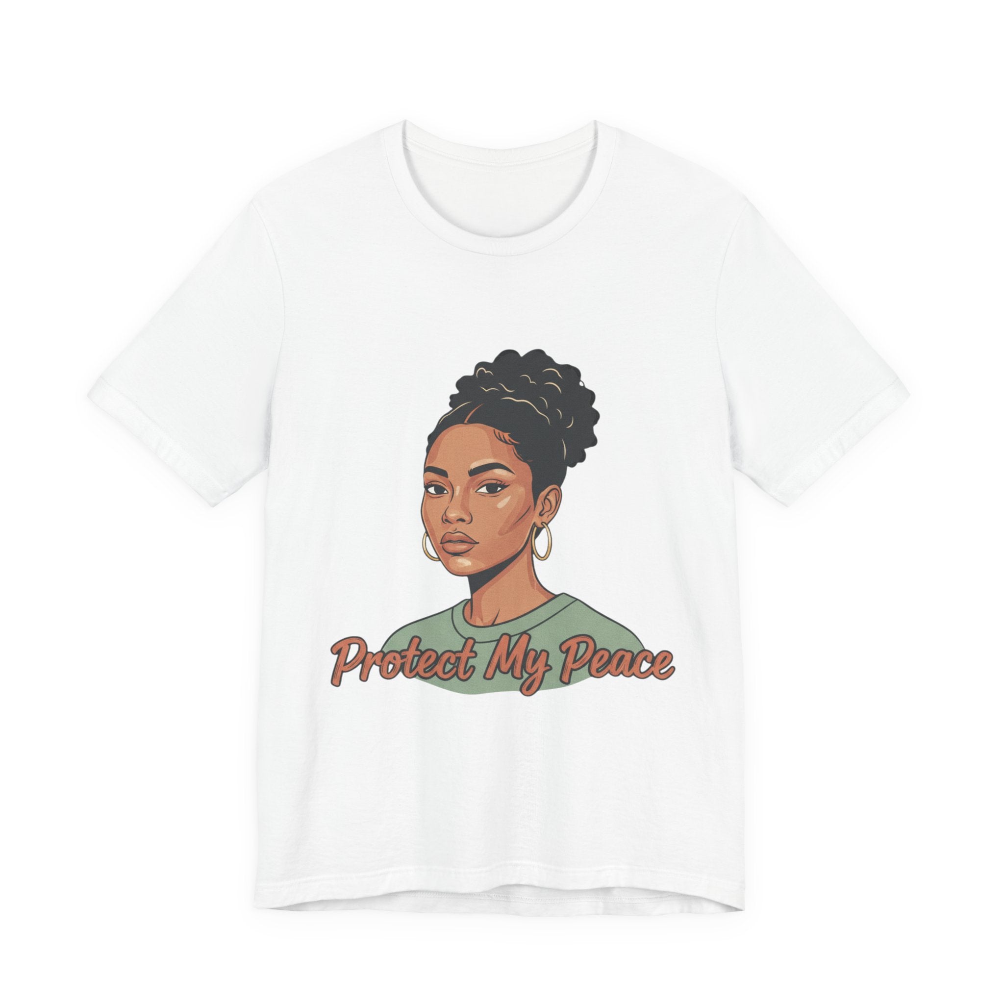 Protect My Peace Tee — Empowered Black Woman Graphic T-Shirt