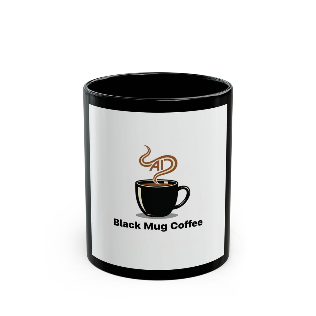 Black Mug Coffee Logo Ceramic Coffee Mug – 11oz & 15oz