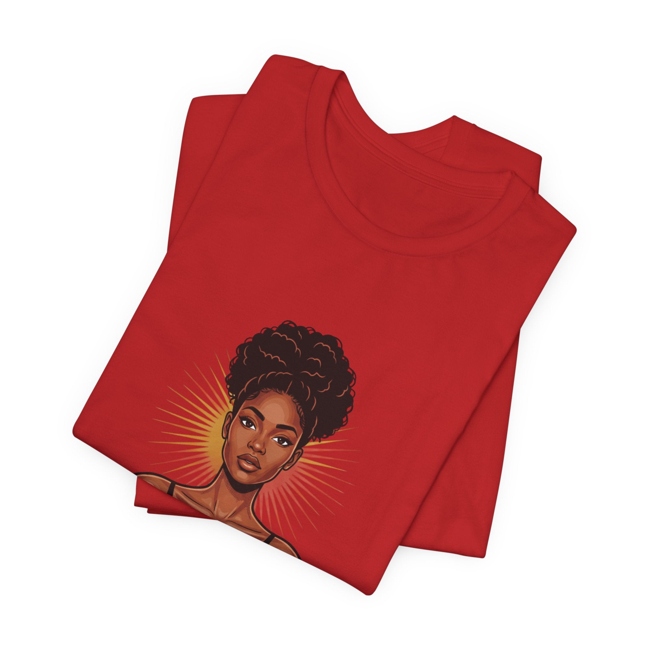 Becoming Her T-Shirt — Empowering Black Woman Graphic Tee