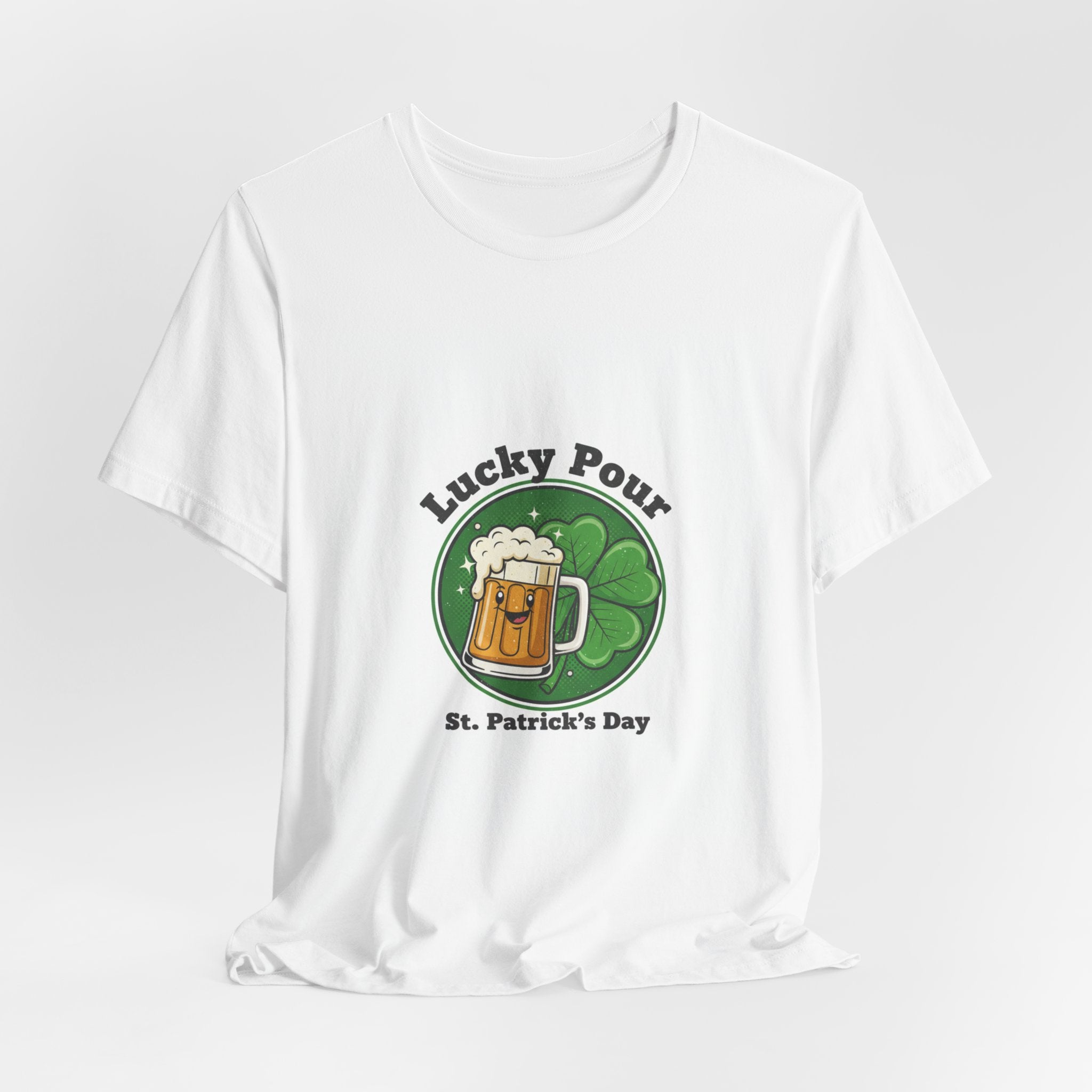St. Patrick’s Day "Lucky Pour" Beer T-Shirt – Mug Graphic Tee