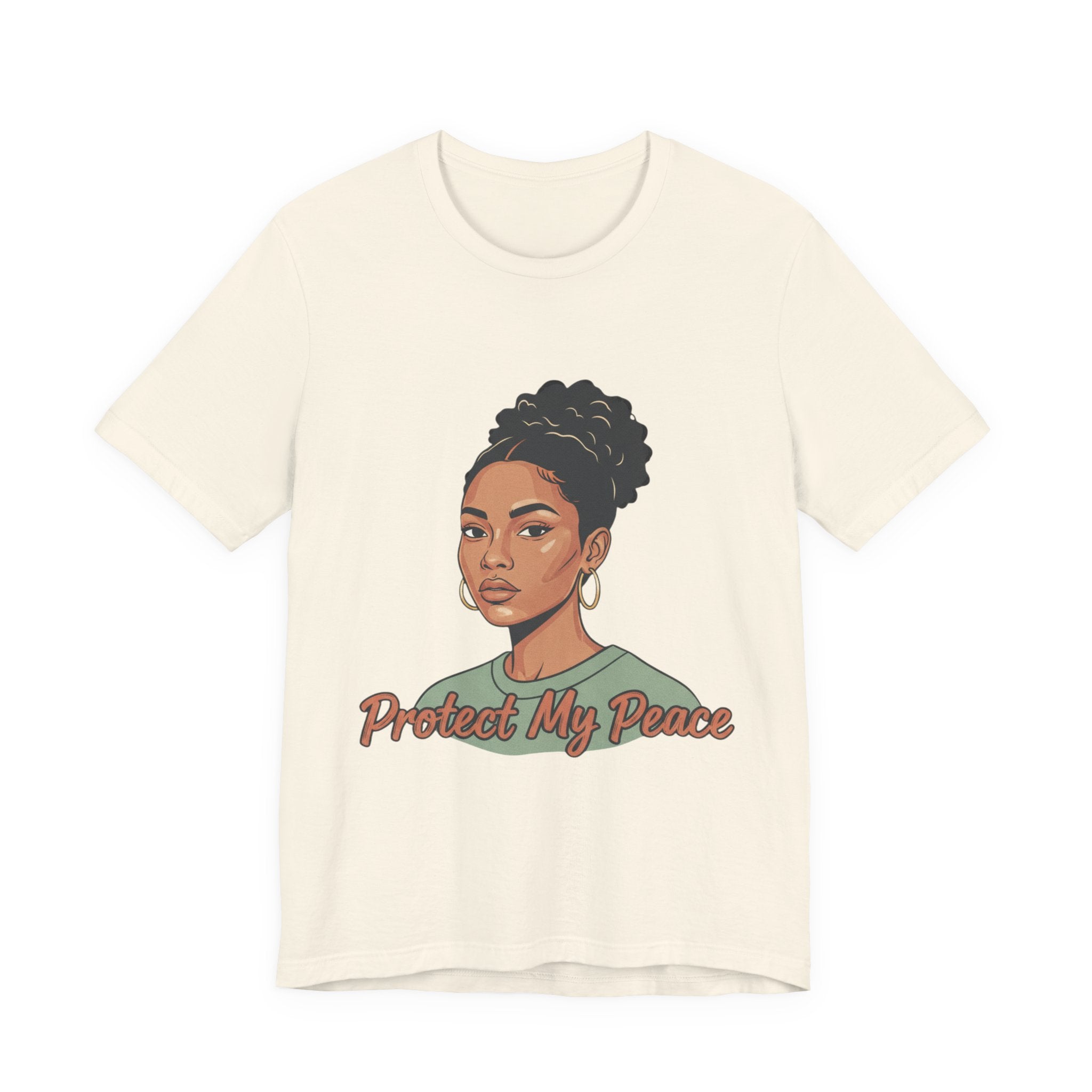 Protect My Peace Tee — Empowered Black Woman Graphic T-Shirt