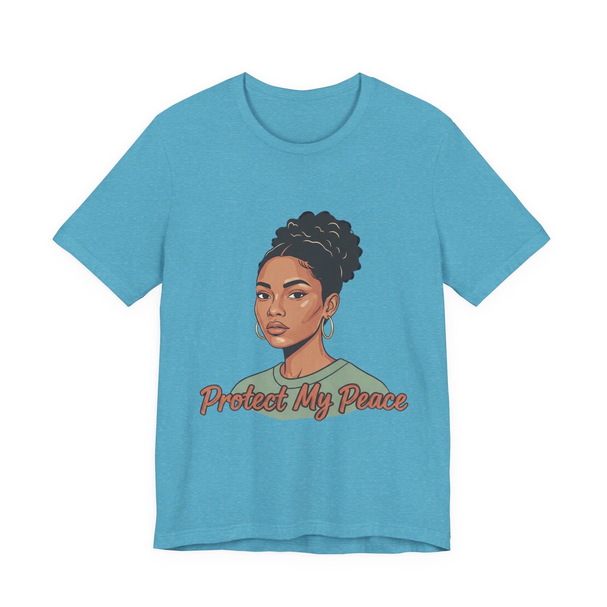 Protect My Peace Tee — Empowered Black Woman Graphic T-Shirt