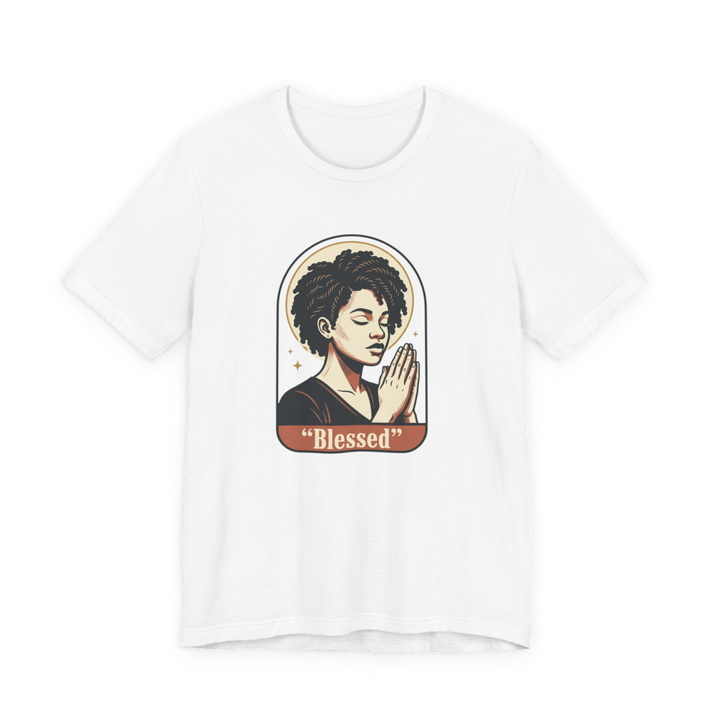 Blessed Prayer T‑Shirt — "He Handles The Battles I Can't See" Inspirational Tee